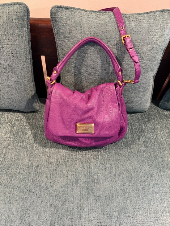 Marc Jacobs Handbags - Marc Jacob’s Purple Leather Shoulder Bag